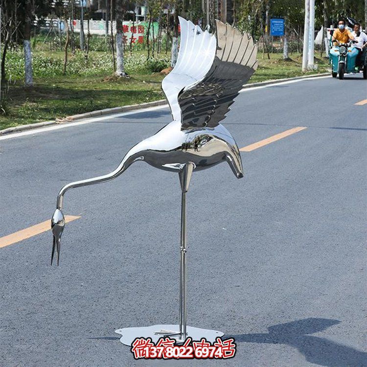 火烈鳥雕塑，美化你的園林景觀