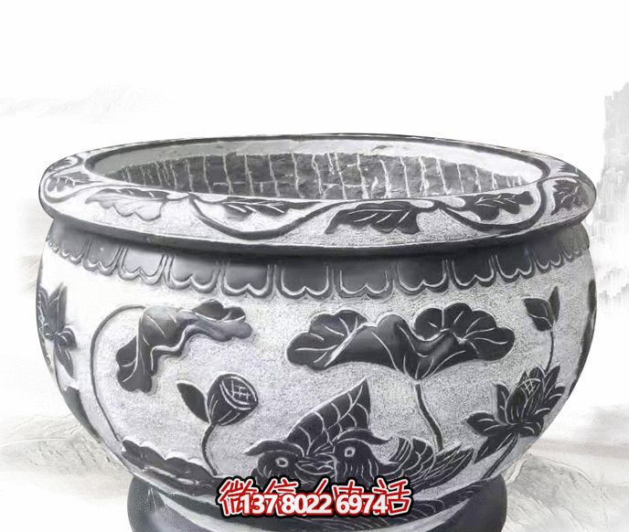 傾情精雕，高端戶外景觀缸雕塑