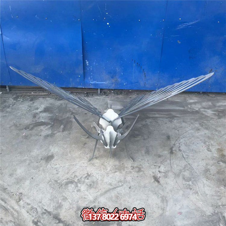 不銹鋼蝴蝶雕塑，點(diǎn)綴你的園林戶外空間