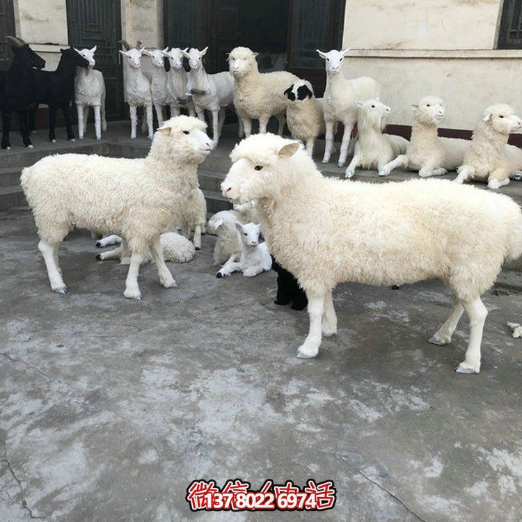 精美仿真動物裝飾雕塑，美化景區游樂場