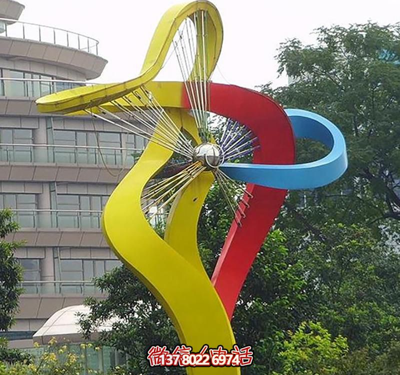 不銹鋼大型風(fēng)車(chē)雕塑 不銹鋼大型風(fēng)車(chē)雕塑