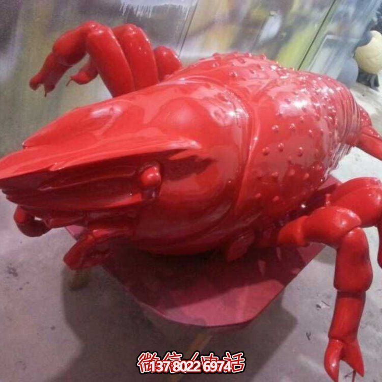 大型龍蝦雕塑裝飾品，點綴飯店、酒店門口