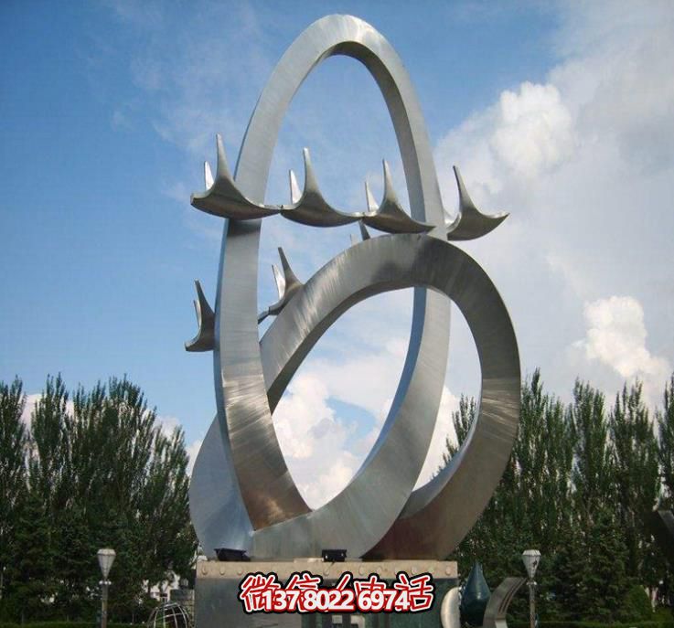 城市標志不銹鋼創意現代大雁雕塑 城市標志不銹鋼創意現代大雁雕塑
