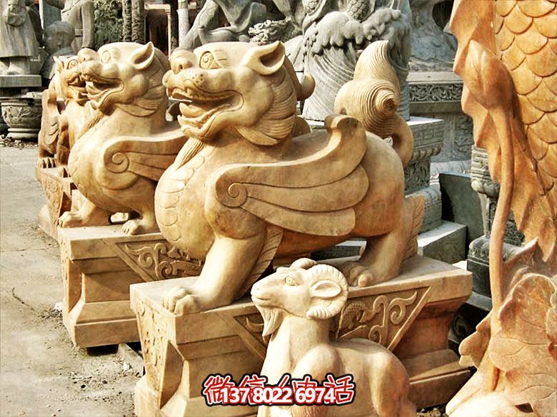 戶(hù)外景區(qū)黃蠟石石雕鎮(zhèn)宅辟邪貔貅雕塑 戶(hù)外景區(qū)黃蠟石石雕鎮(zhèn)宅辟邪貔貅雕塑