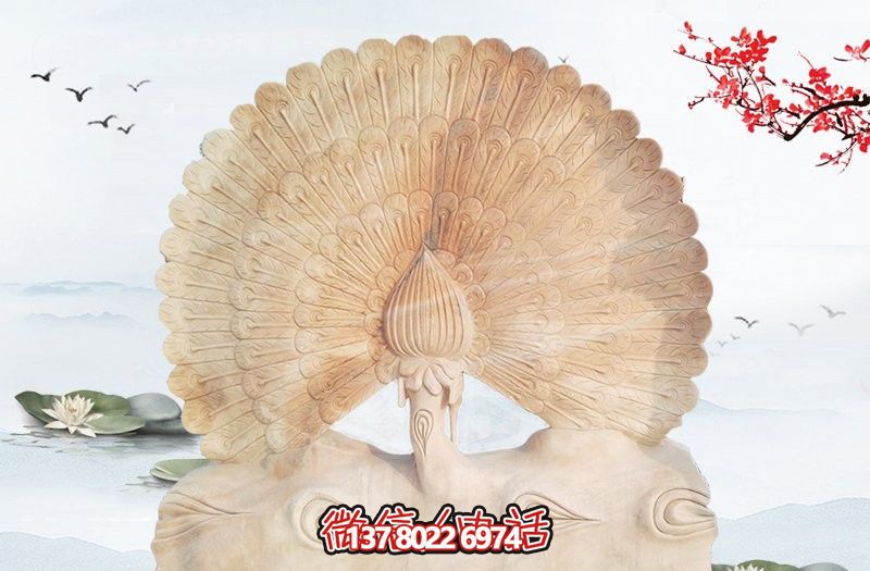 大型室內擺放的黃花石石雕創(chuàng)意孔雀雕塑 大型室內擺放的黃花石石雕創(chuàng)意孔雀雕塑